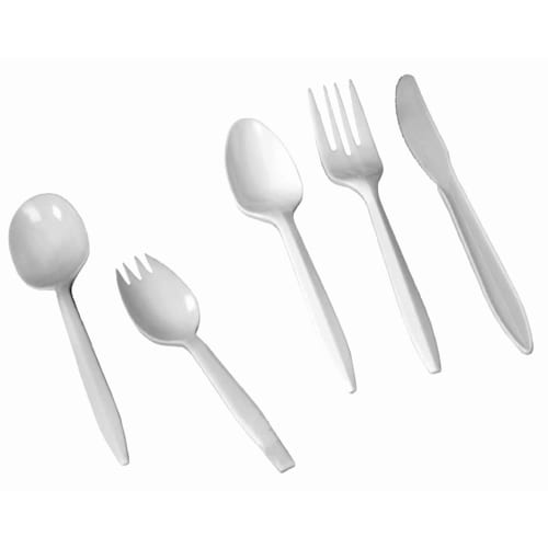 Heavy Weight Plastic Knife, White